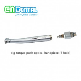 COXO YUSENDENT high-speed air turbine handpiece big torque push optical handpiece(6 hole) 