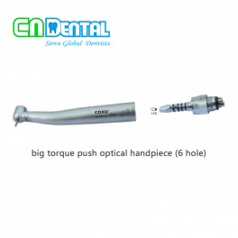 COXO YUSENDENT high-speed air turbine handpiece big torque push optical handpiece(6 hole) 