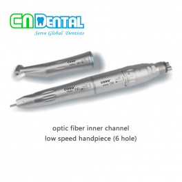 COXO YUSENDENT optic fiber inner channel low speed handpiece(6hole) dental low speed handpiece