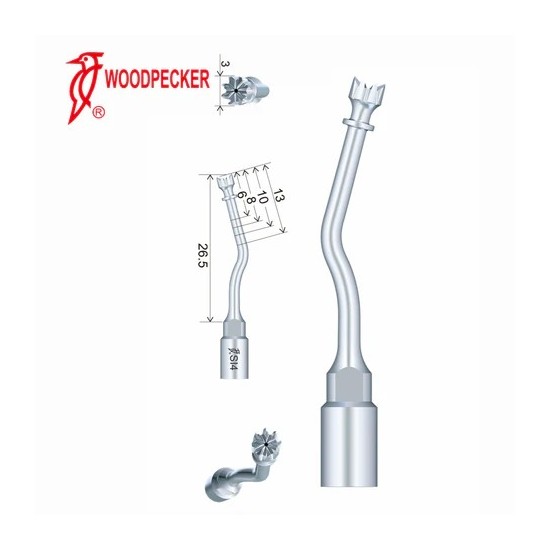 Woodpecker Ultrasonic Piezo Bone Surgery Tips fit for AiSurgery, Surgic Smart&Satelec Piezo