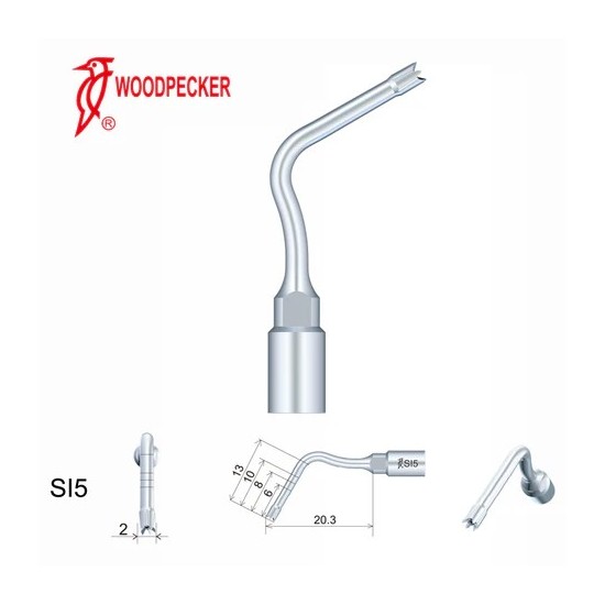 Woodpecker Ultrasonic Piezo Bone Surgery Tips fit for AiSurgery, Surgic Smart&Satelec Piezo