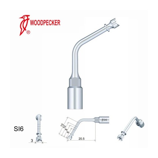 Woodpecker Ultrasonic Piezo Bone Surgery Tips fit for AiSurgery, Surgic Smart&Satelec Piezo