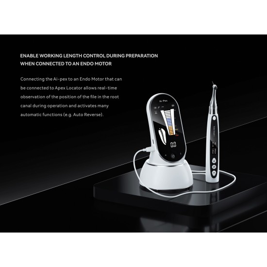 Woodpecker® Ai-Pex Multi-Frequency Apex Locator w/ Pulp Tester