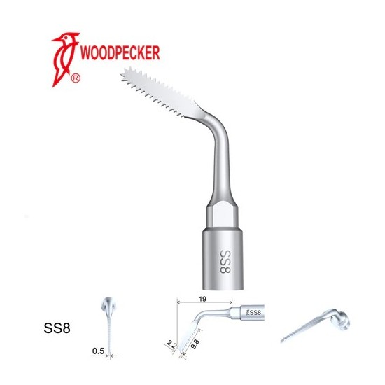 Woodpecker Ultrasonic Piezo Bone Surgery Tips fit for AiSurgery, Surgic Smart&Satelec Piezo