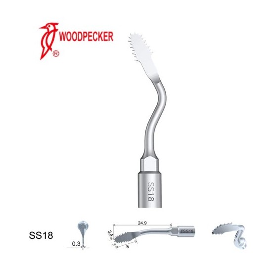 Woodpecker Ultrasonic Piezo Bone Surgery Tips fit for AiSurgery, Surgic Smart&Satelec Piezo