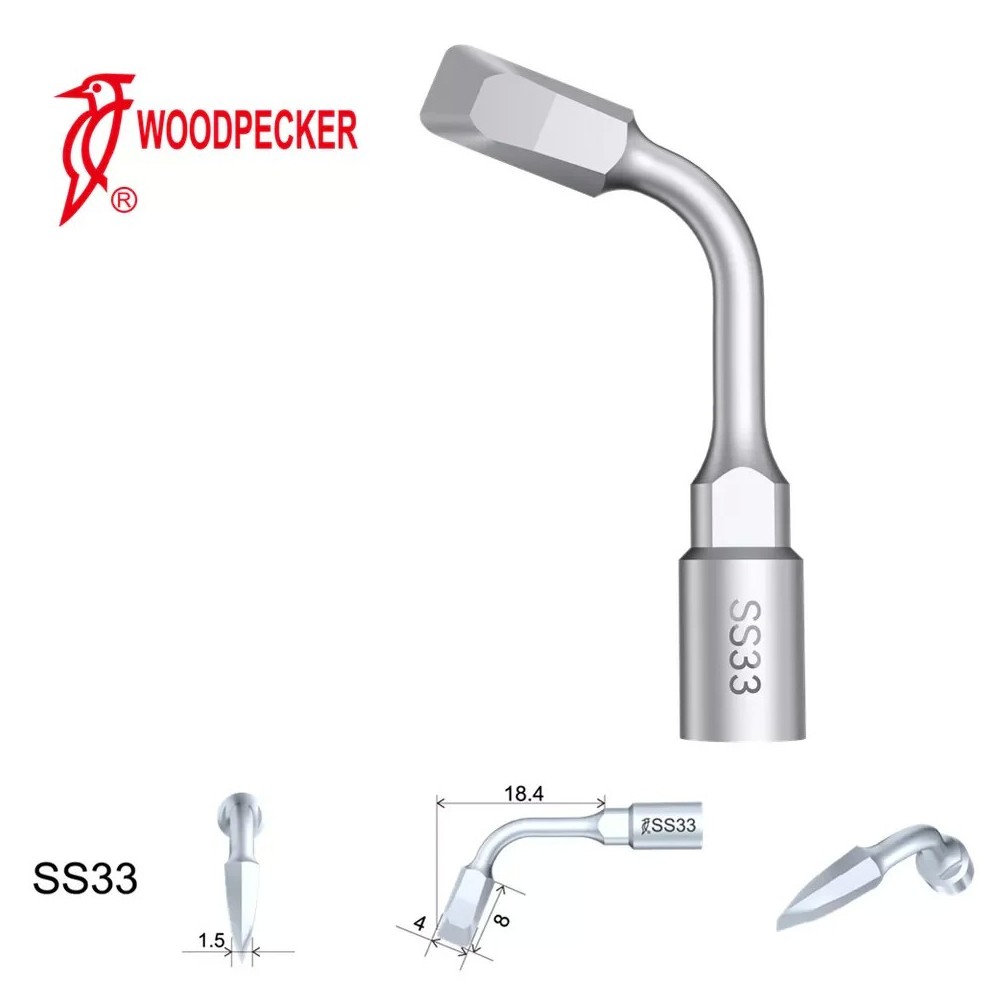 Woodpecker Ultrasonic Piezo Bone Surgery Tips fit for AiSurgery, Surgic Smart&Satelec Piezo