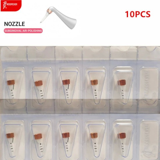 Woodpecker Air Polisher Subgingival Air Polishing Nozzle 10/pk