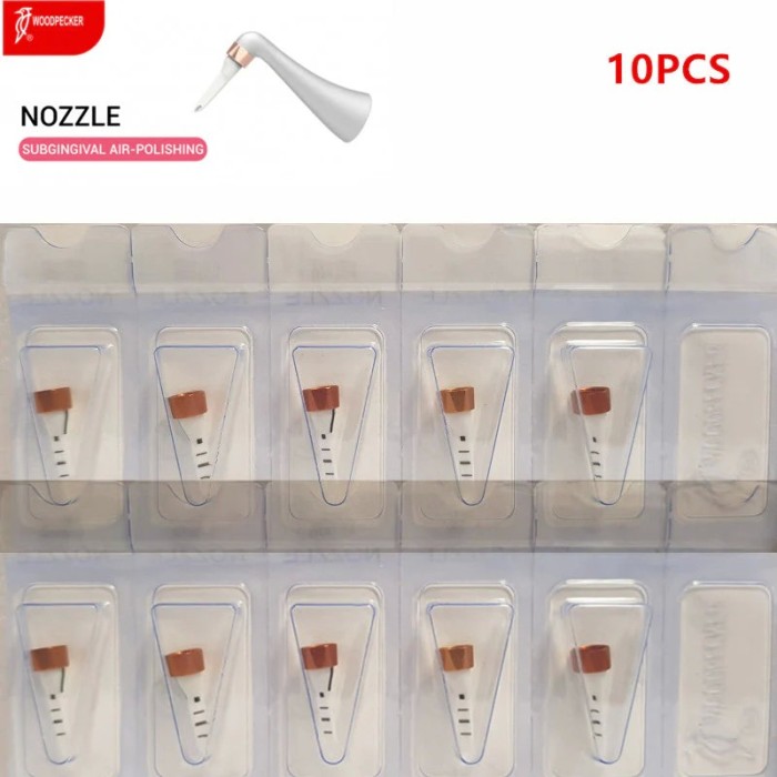 Woodpecker Air Polisher Subgingival Air Polishing Nozzle 10/pk
