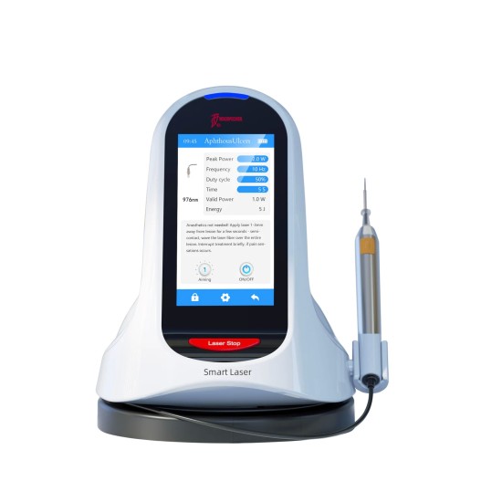 Woodpecker® Smart Laser Blue Dental Diode Laser Three Wavelengths Blue Semiconductor Laser Therapy Device
