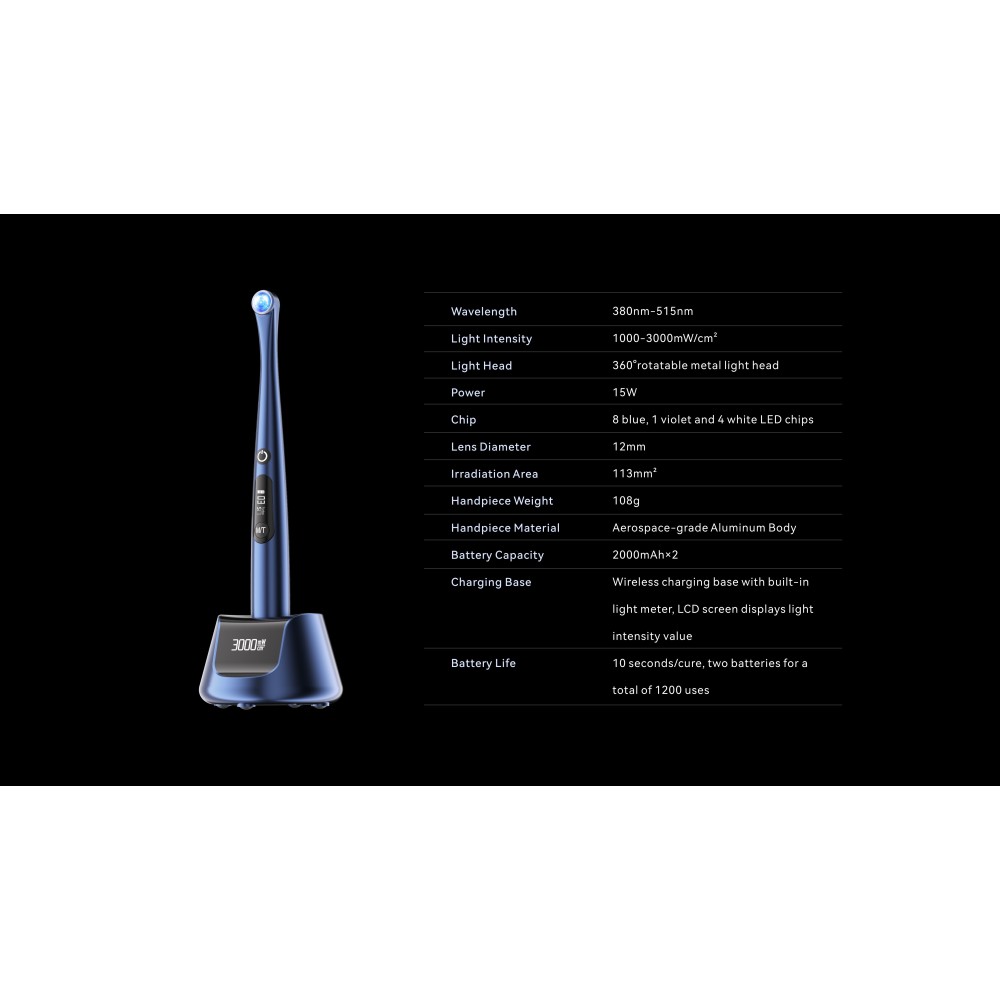 Woodpecker® X-Star Premium Broad Spectrum Curing Light