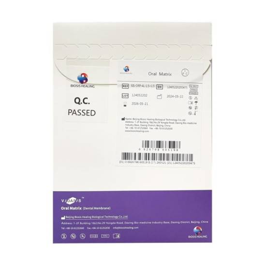 VIDASIS® Dental Absorbable Membrane 15x15mm for Tissue Repair and Regeneration
