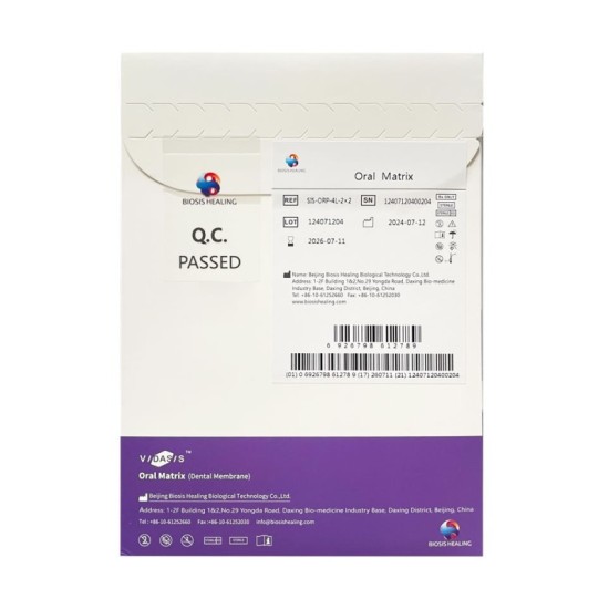 VIDASIS® Dental Absorbable Membrane 20x20mm for Tissue Repair and Regeneration