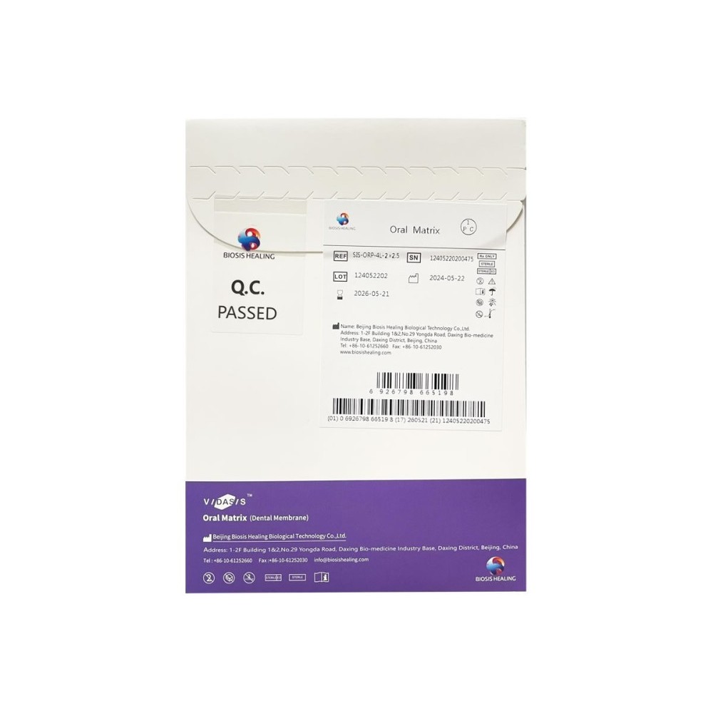 VIDASIS® Dental Absorbable Membrane 20x25mm for Tissue Repair and Regeneration